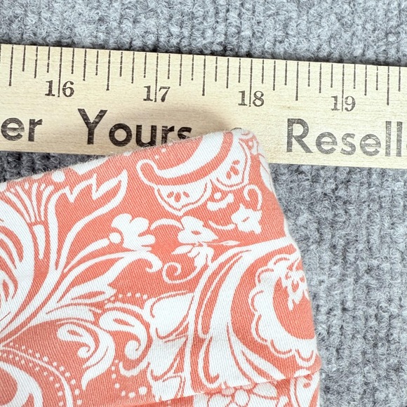 The Effortless Stretch Bermuda Shorts Womens 16 Regular Peach White Floral Print - Picture 8 of 10